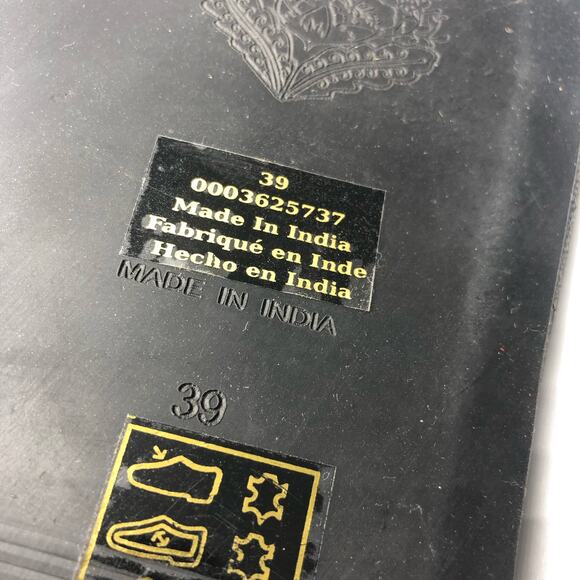 Free People Womens Wonderland Chunky Flip Flop Black Size EU 39 / US 9 - Picture 4 of 9